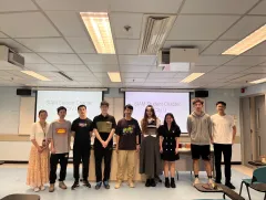 Members of the SIAM CityUHK Student Chapter at the 2023 annual meeting
